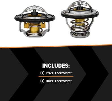 Mishimoto MMTS-CHV-01DL Low-Temperature Racing Thermostat, Compatible with Chevrolet GMC Duramax 6.6L, 2001-2016