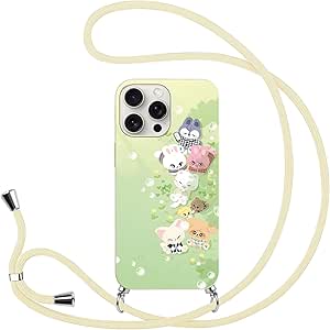 Vauki Cover Per IPhone 15 Pro Max Con Cordino, Silicone Custodia Con - Foto 7