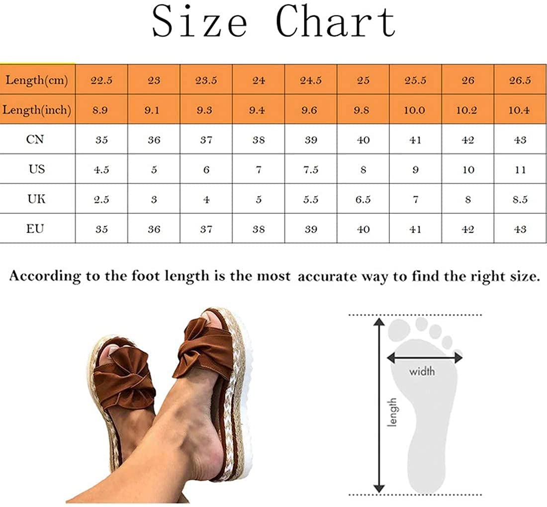 YHQZNLXQ Sandalias cómodas con Plataforma para Mujer, Sandalias con Lazo de Verano, Puntera Abierta, cómodas, Transpirables, Antideslizantes, Alpargatas de Playa, 07,40