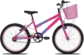 Bicicleta Feminina Infantil Aro 20 KOG – Quadro Aço Carbono, V‑Brake – Lazer e Saúde Para Meninas