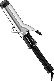 Instant Heat 1½ Inch Curling Iron, 1½-Inch Barrel Hair Curler Produces Soft Waves and Loose Curls, 25 Heat Settings, Dual Voltage, For Use on Medium and Long Hair, Black