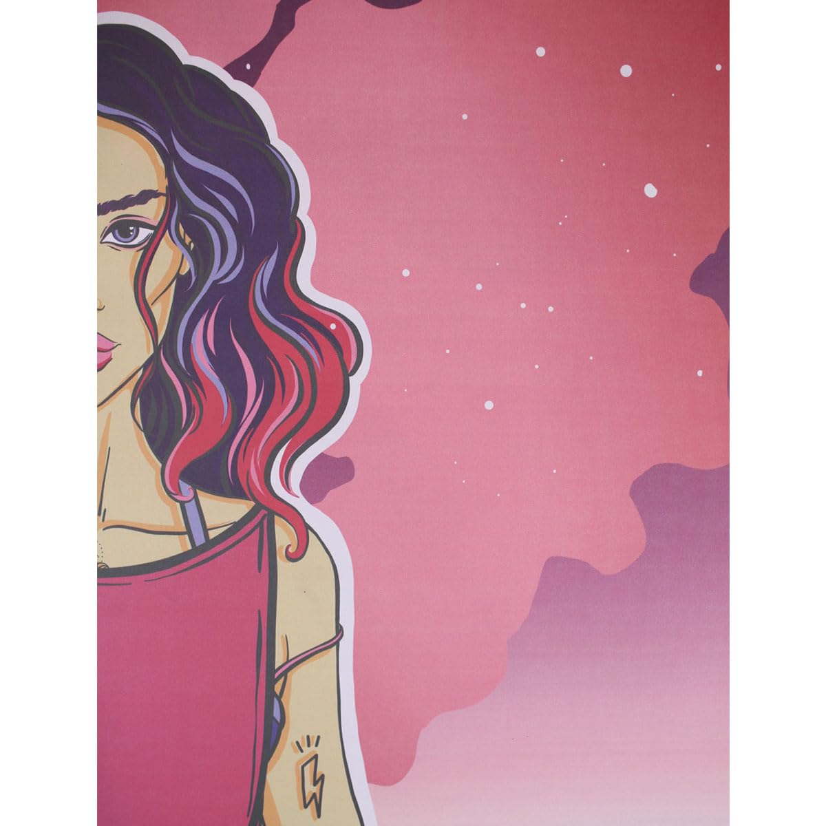 EL YOGA MOLA - Tappetino yoga Lotus Woman di alta qualità, vegano e antiscivolo dal design esclusivo. 183 x 68 cm, spessore 0,5 cm, tappetino morbido e confortevole per gli esercizi