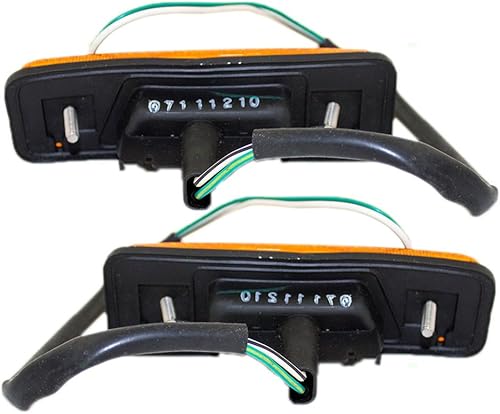 Miniatura 2 de Brock - Juego de luces de repuesto para señales laterales para conductor y pasajero, compatibles con Celica Land Cruiser Supra Tercel y Pickup Truck