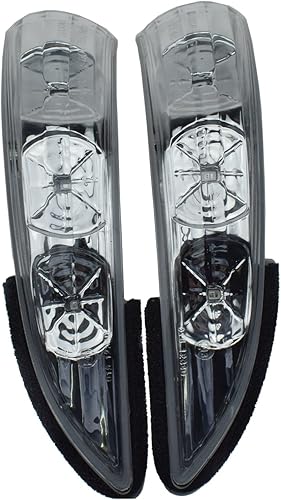 Kison - Lámpara de señal para espejo lateral exterior, 2 unidades, lado izquierdo y derecho para Hyundai Genesis Coupe 2010-2016 876142M000