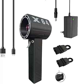 X 64 最強ブロワー　無段階調整風速トリガー Amazon.co.jp: 【新型】X64 最強ブロワー 40m/s 爆風 洗車