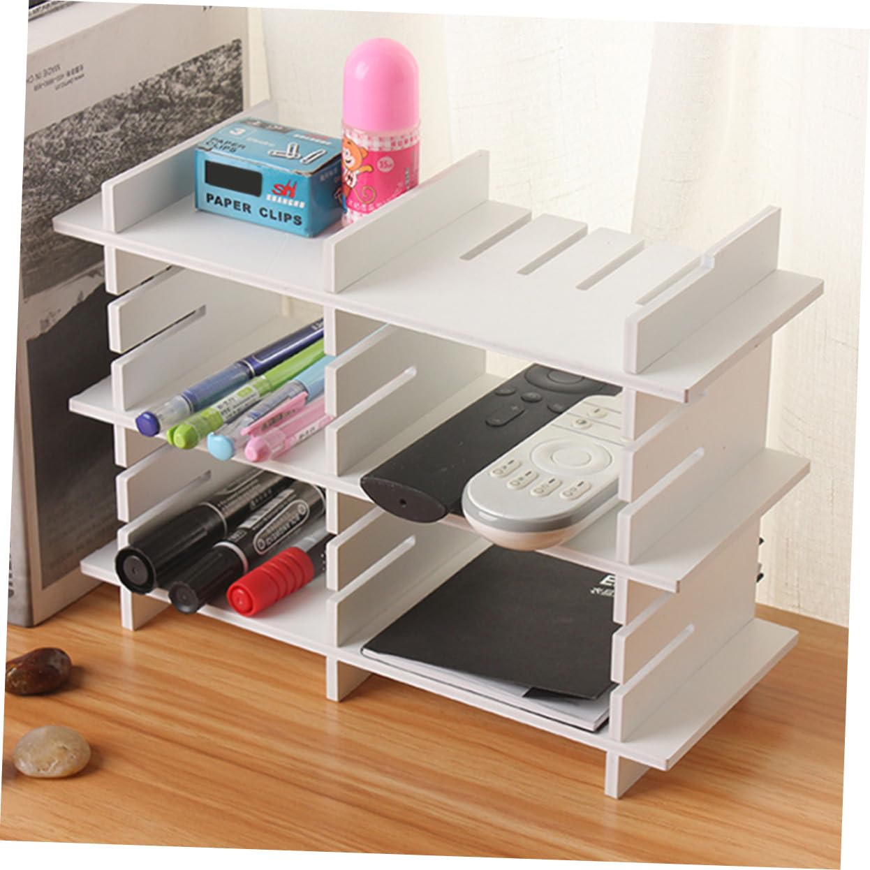 Set di divisori modulari con cassetti regolabili, 34 pezzi, 47 x 5 cm, perfetto per riporre vestiti e trucchi, ideale per camera da letto e ufficio