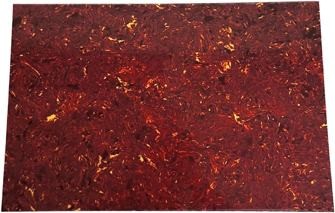 Dopro Blank Guitar Bass Pickguard Material Scratch Plate Material Sheet 290x432mm Vintage Tortoise