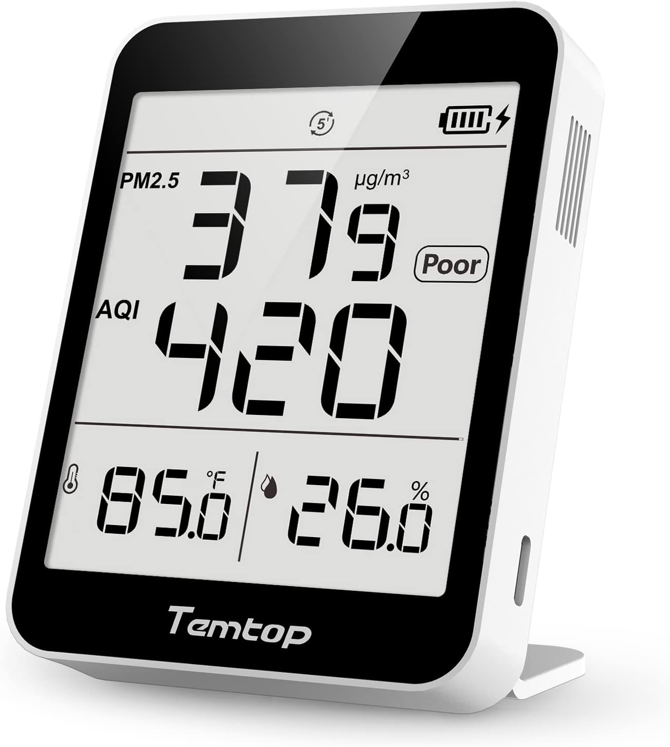 Temtop S1+ Bluetooth Air Quality Monitor PM2.5 Monitor