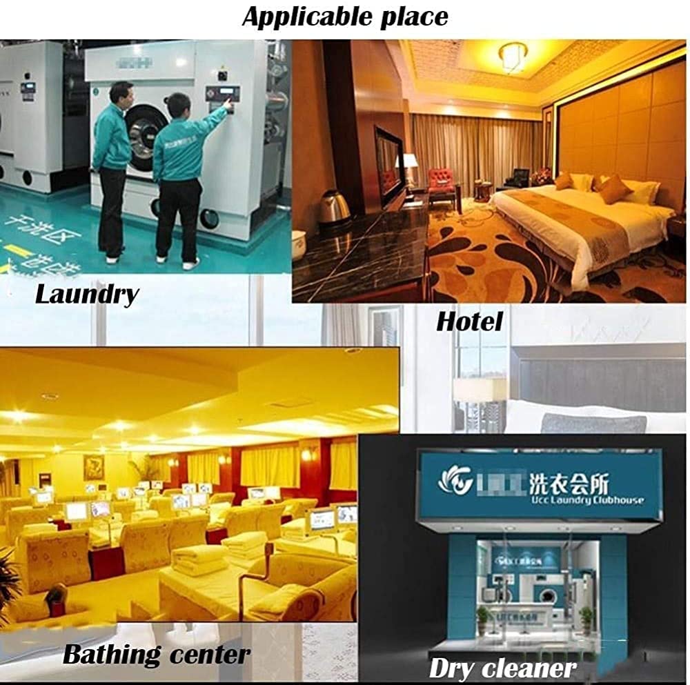 DFEDHF Movable Trolleys Laundry Basket on Wheels Hamper with Removable Bags Trolley Rolling Laundry Sorter for Beauty Salon Hotel Total Capacity 90L/Yellow, Blue(Brown)