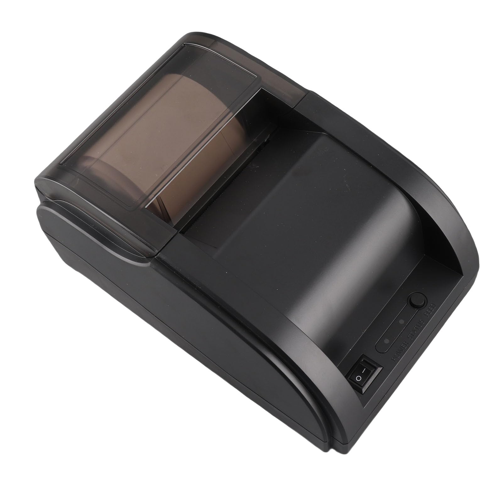 Termiczna drukarka paragonów, drukarka POS USB 60-80 mm/s kompatybilna z Androidem i iOS, drukarka kuchenna do restauracji z połączeniem BT