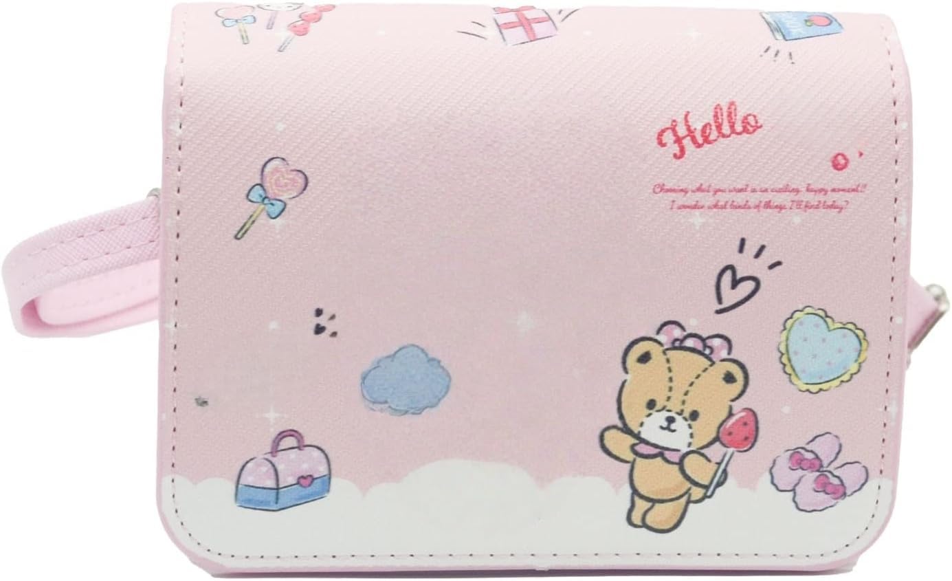 Crossbody bag with Adjustable Shoulder Strap, Kawaii Handbag with Buckle, Wallet Purse Shoulder Bag Coin Pouch Accessories for Women Girls