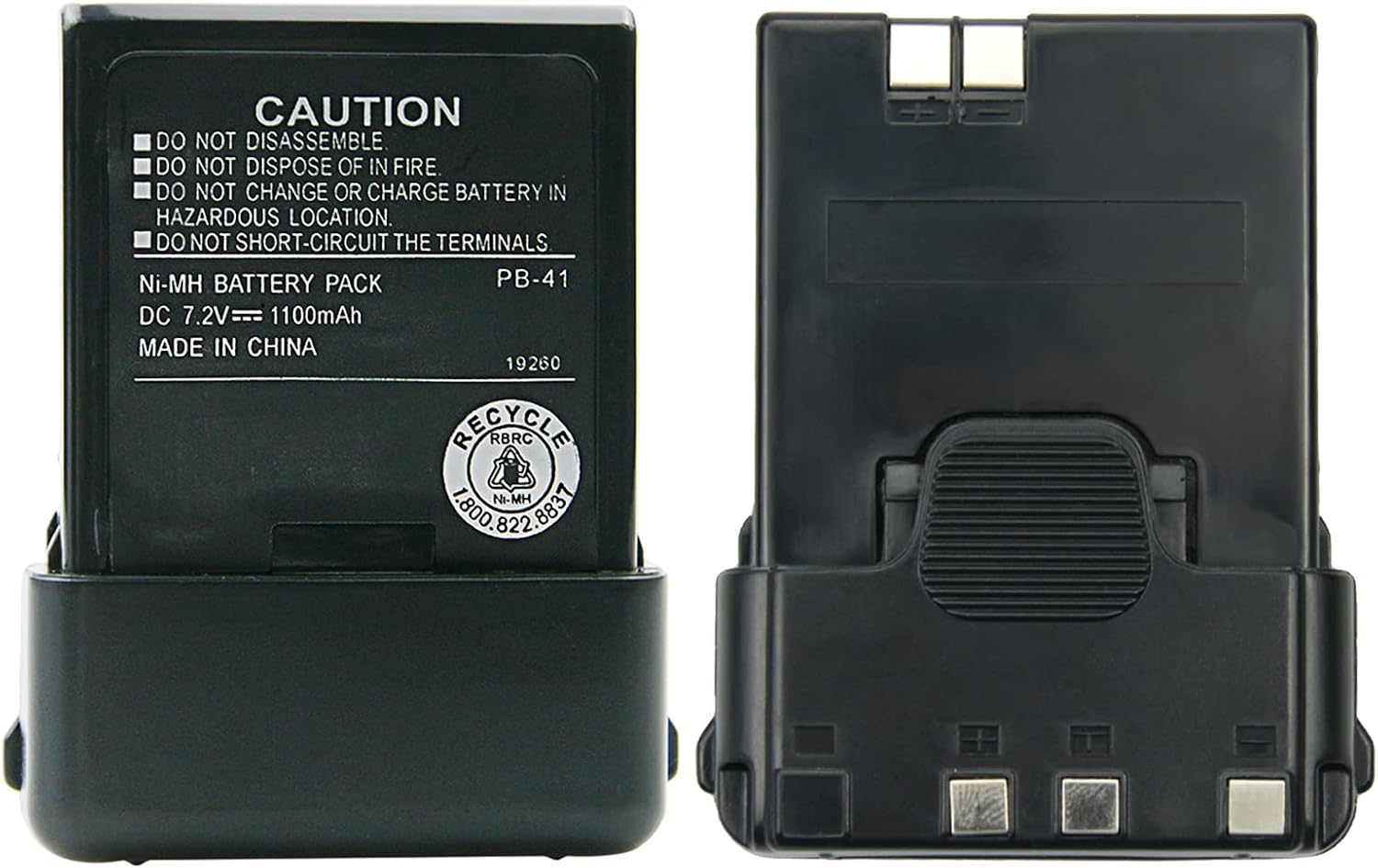 7.2V 1100mAh PB-41 NI-MH Battery for Kenwood TK-2118 TK-3118 Two Way Radios Replacement Battery