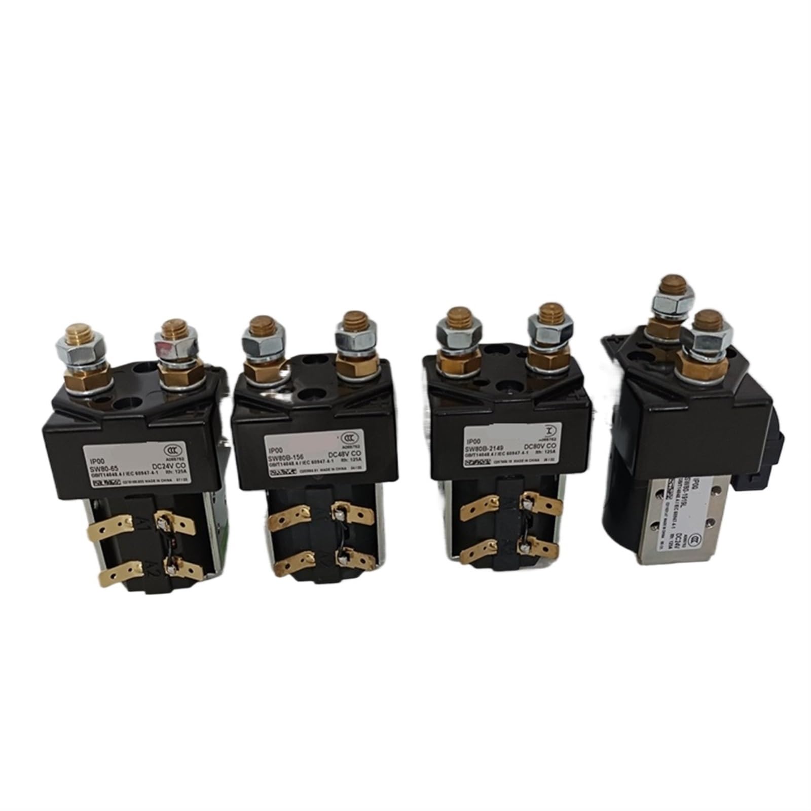 LKPEHTAGN 1PCS Contactor SW80 24V 48V 80V SW80-6 SW80-65 SW80-1919L SW80B-156 SW80B-2149 24 48 80 Volt Solenoid Relay Switch