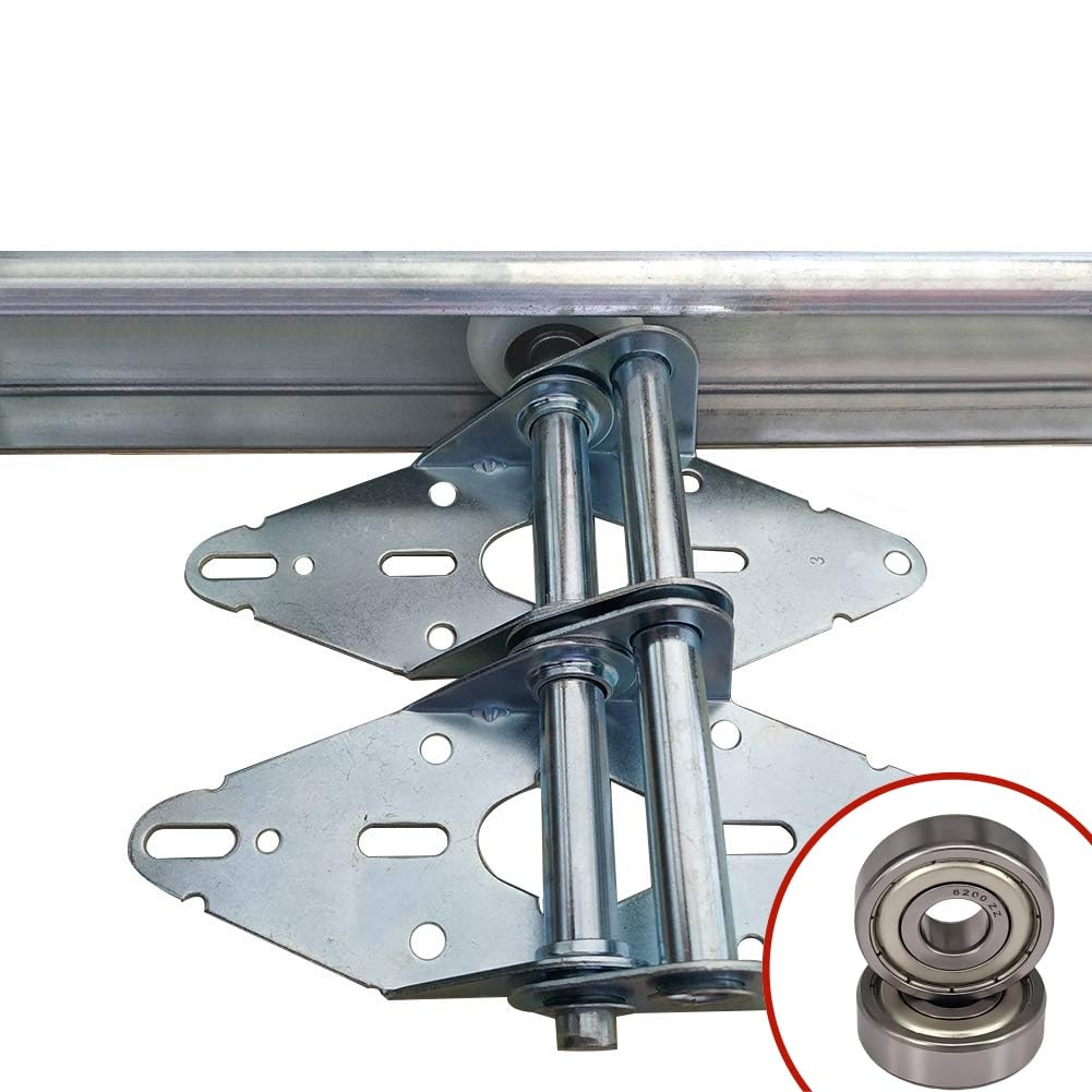 DEEG 10pcs 6200ZZ Deep Groove Ball Bearings 10mm ID 30mm OD 9mm Thick Chrome Steel Double Shielded Bearing