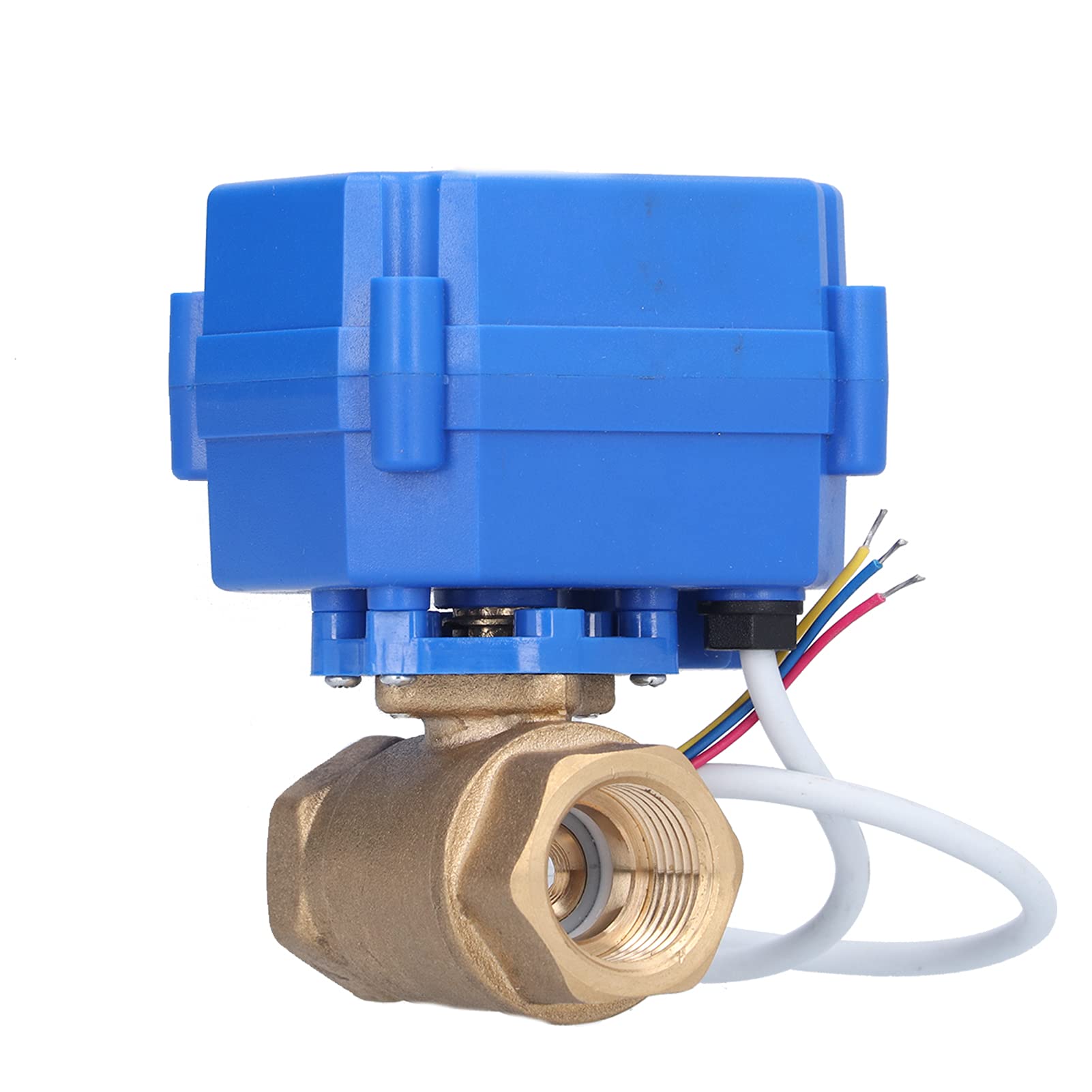 CWX 15N CR02 Elektrischer Kugelhahn, Messing Mini 3-Draht, 2 Steuermodi, integrierte hydraulische Ausrüstung, DC12V, für Wasseraufbereitung, automatische Stromabschaltung,