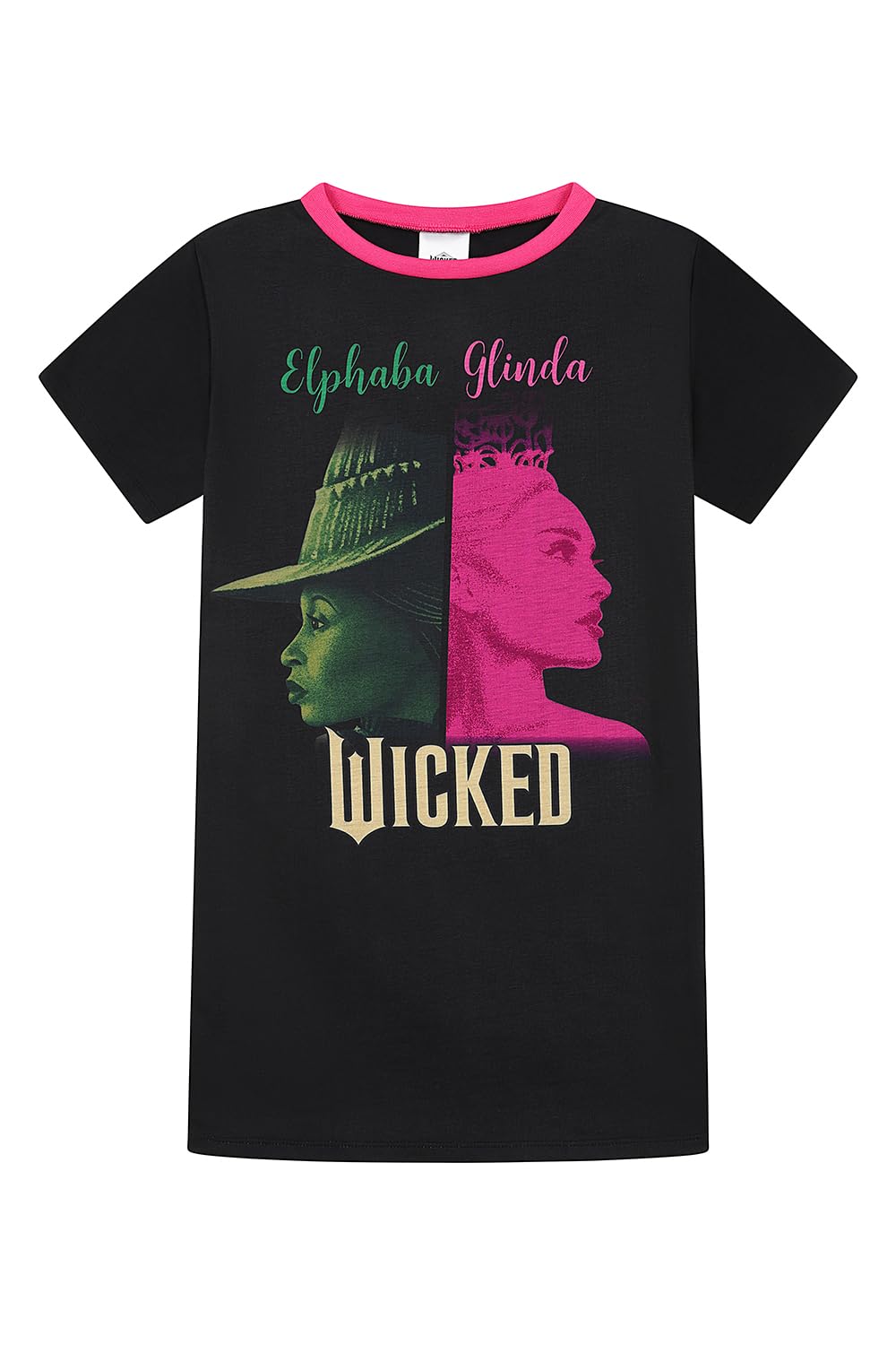 Wicked Girls Nightie Nightdress Nightgown for Kids (11-12 Years) Black