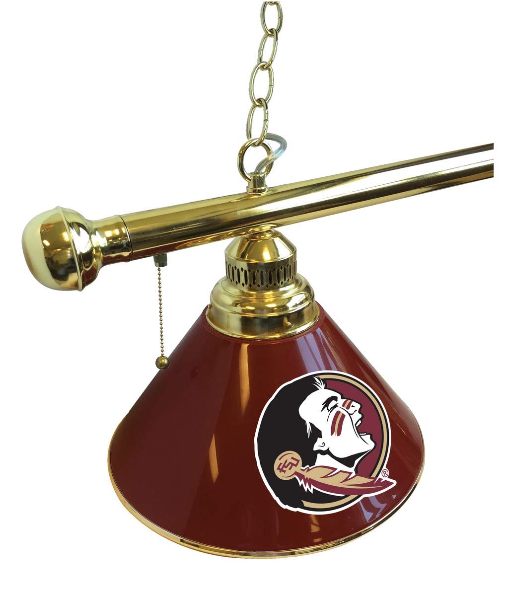 Holland Bar Stool Co. Florida State (Head) 3 Shade Billiard Light with Brass Fixture by The