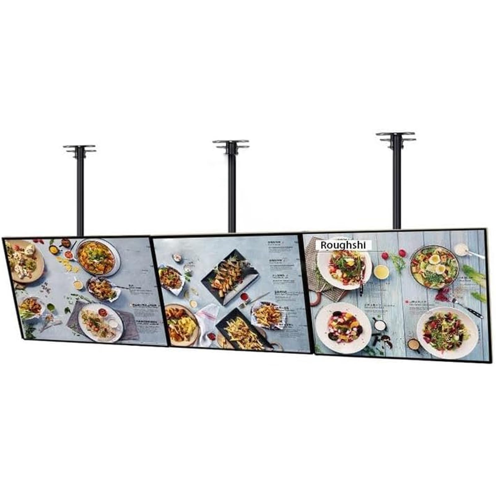 Caja de luz LED, tablero de menú, cartelera de TV de aluminio, letrero ajustable montado en la pared para restaurantes, cafeterías y tiendas