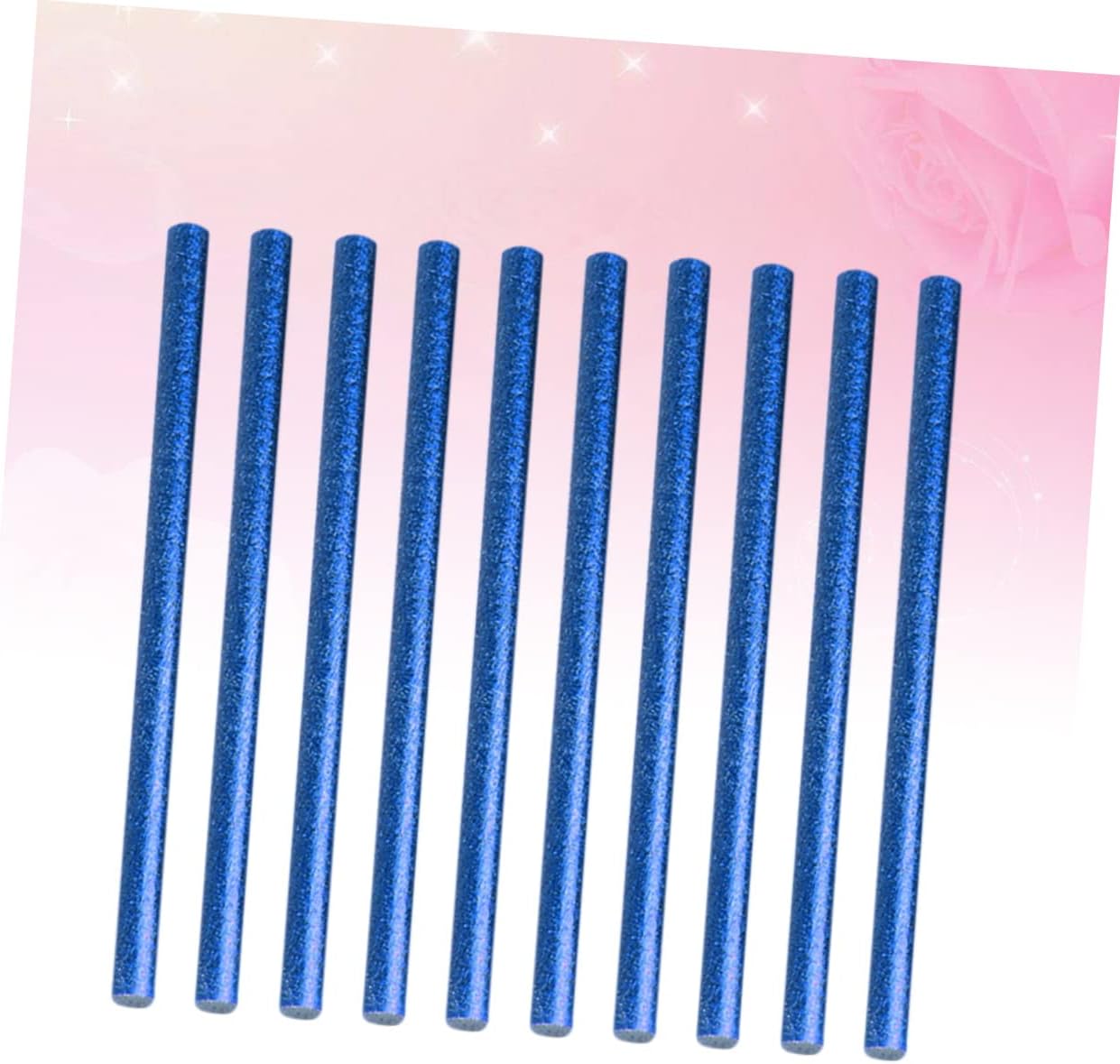 100pcs Colorful Hot Melt Glue Sticks Glitter DIY Glue Rods for Arts Crafts Adhesion for Ceramics
