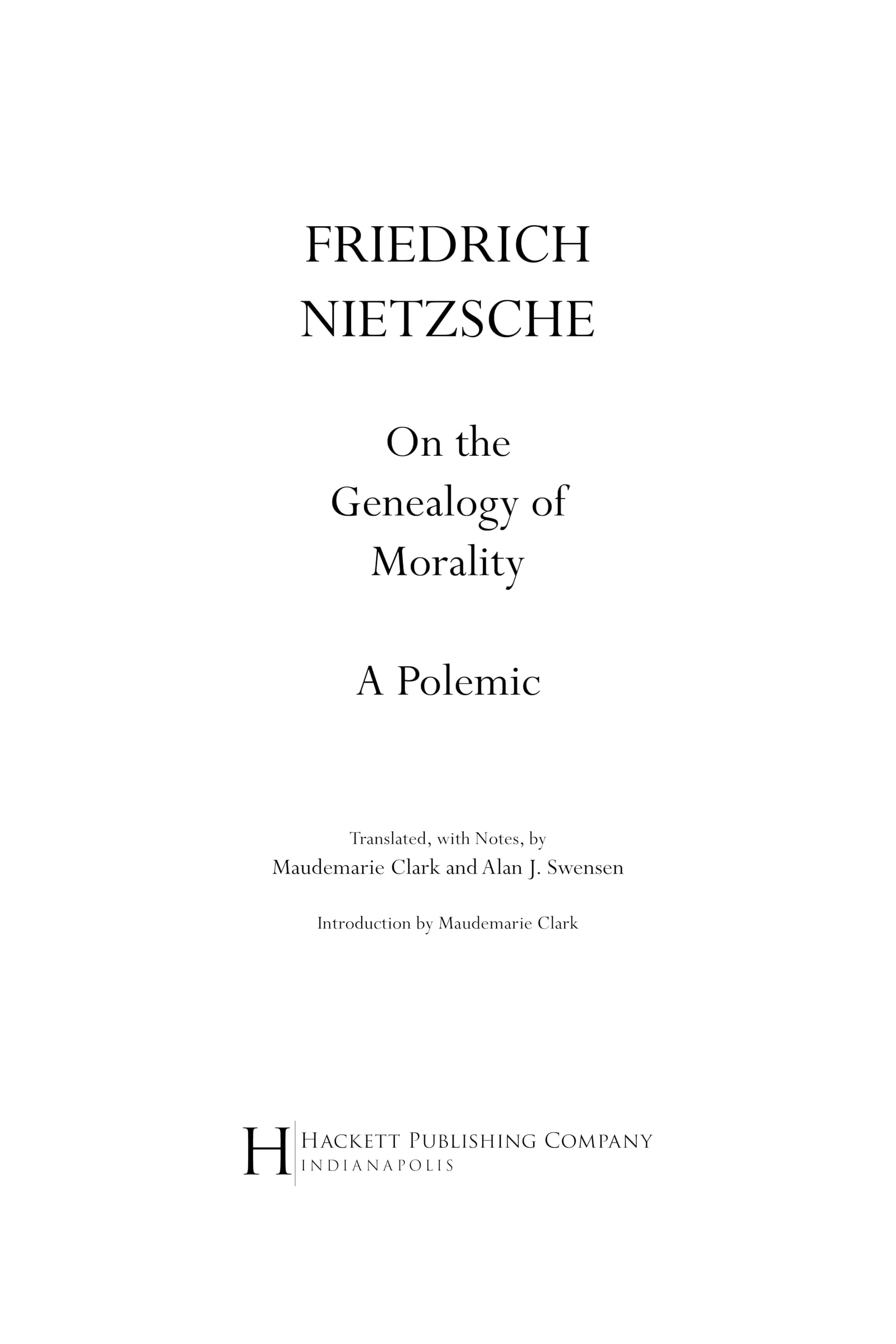 On the Genealogy of Morality