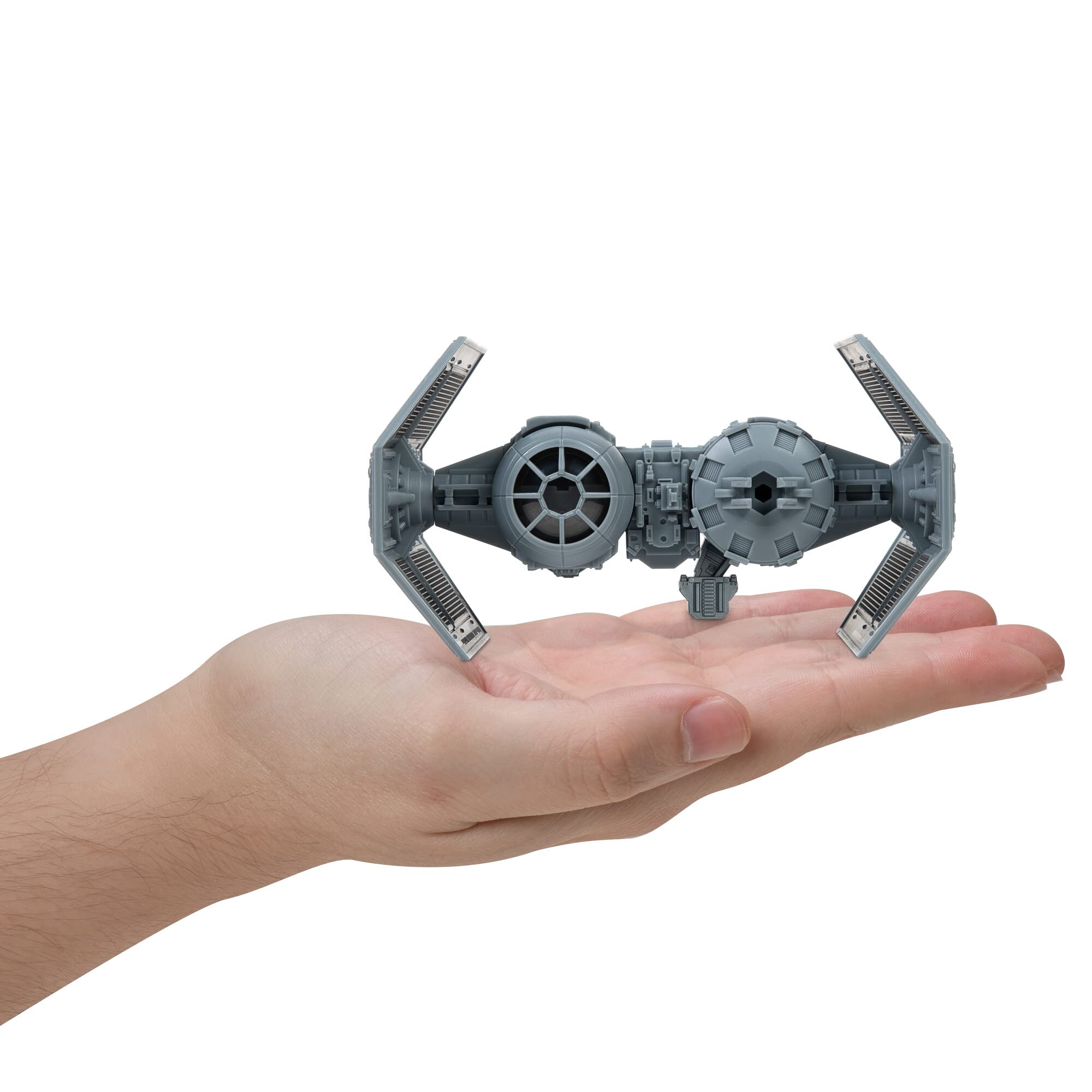 Star Wars Micro Galaxy Squadron Tie Bomber – 5 Pulgadas Starfighter Class Vehicle with 1 Inch Tie Pilot Micro Figure Accessory