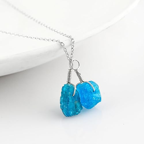 Miniatura 9 de AURA GEMS Natural Amethyst Raw Pendant Necklace, Real Purple Melody Super Seven Gemstone, Healing Crystal, February Birthstone, Zodiac, Silver