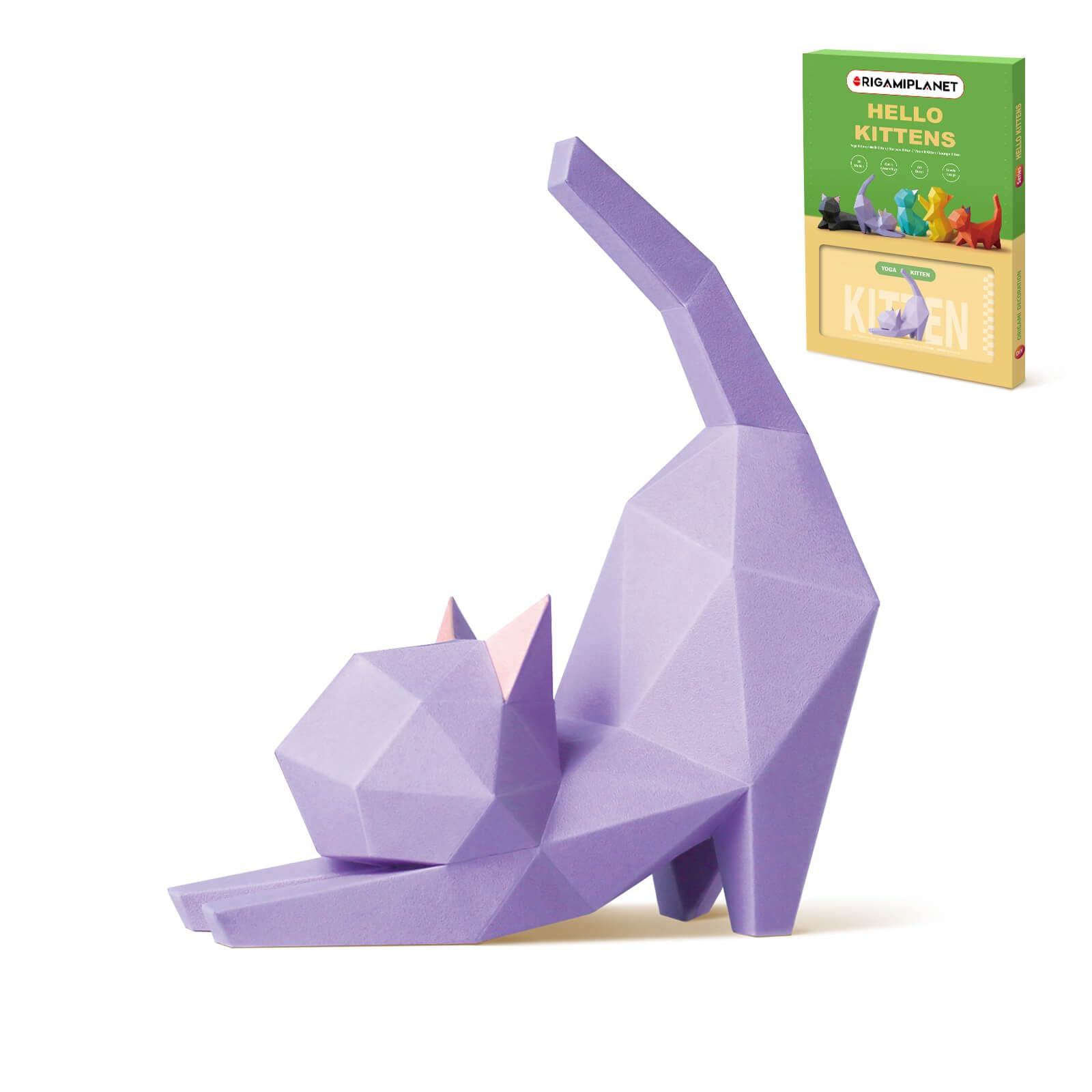 Amazon.co.jp: ORIGAMIPLANET 立体折り紙クラフトキット-Yoga