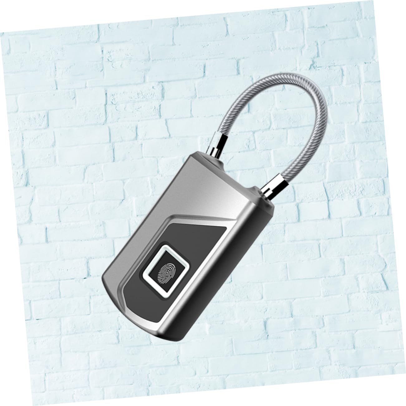 POPETPOP Fingerprint Lock Smart Padlock for Door Electronic Lock Rechargeable Multi-use