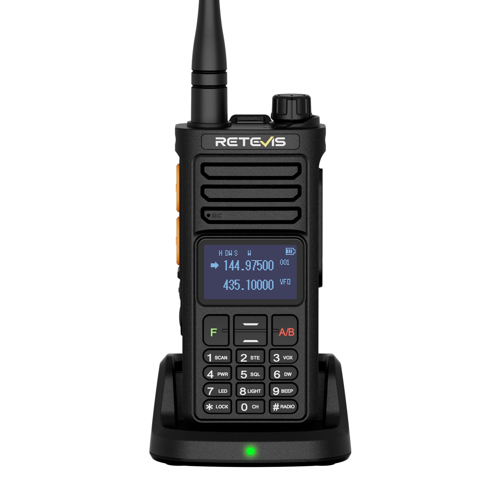Retevis Ailunce RA89R Radio Amateur, Répéteur Temporaire Walkie Talkie, contrôle App, Type-C Ransmission, FM/AM,2800 mAh, 1750Hz,Talkie Walkie Longue Portée de Plein Air Passionnés(1 pièce)