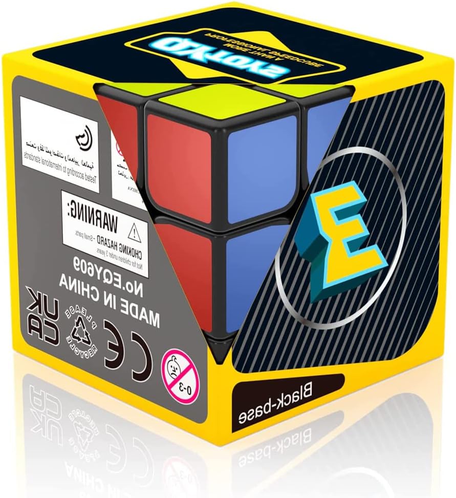 Speed Cube,Vdealen 3x3 Cube Stickerless Puzzle Cube with New Anti-pop Structure