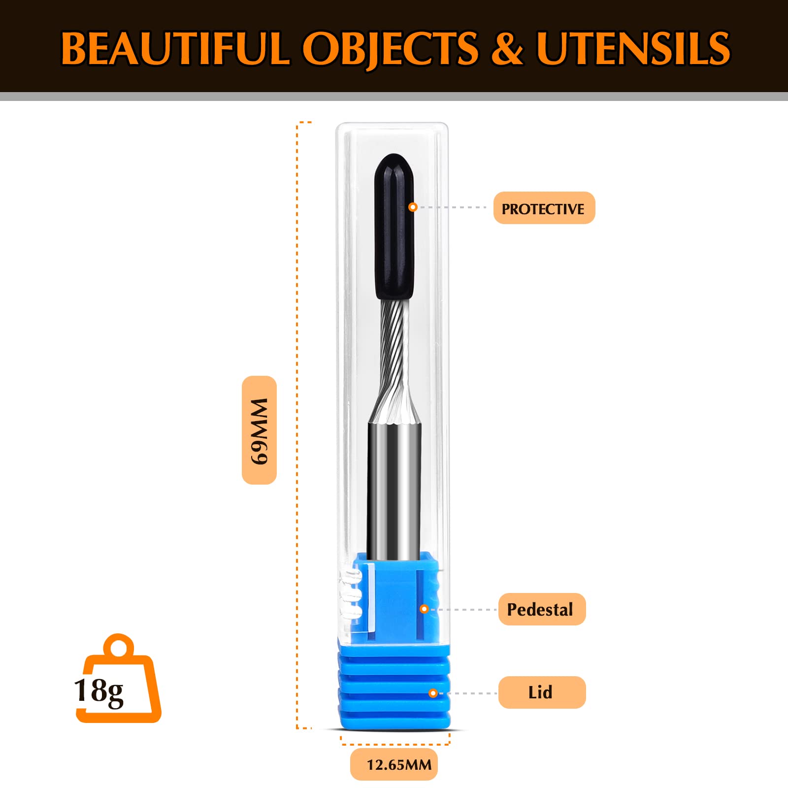 STSVA 4/32 Tungsten Carbide Cutter, Chainsaw Sharpening