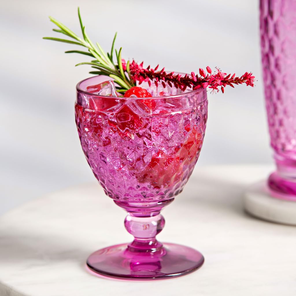 Villeroy & Boch Boston Berry Gläser-Set 12-teilig | Rotweingläser (310 ml), Weißweingläser (230 ml) und Sektgläser (145 ml) für 4 Personen | Kristallglas | Spülmaschinengeeignet