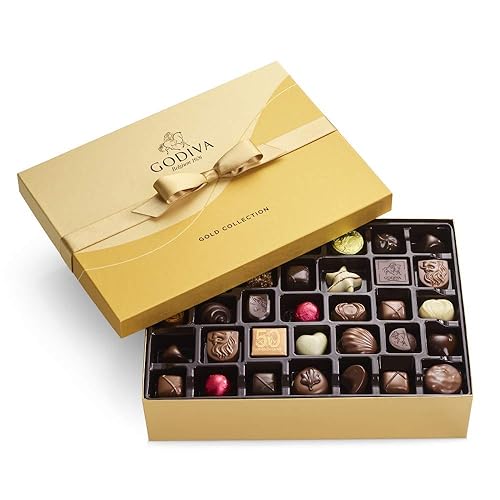 Miniatura 1 de Caja de chocolates Godiva Choclatier surtido de chocolate color dorado para regalo
