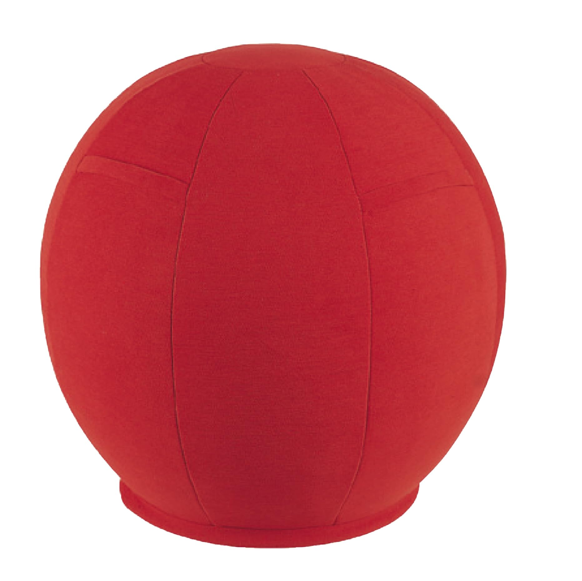 PRO SIT Sitzball 65 cm/60 cm – Gymnastikball groß mit Stoff Bezug, Ergonomischer Sitzball für Büro und Home-Office, kein Wegrollen, Balance Ball, Waschbarer Bezug, Microfaser