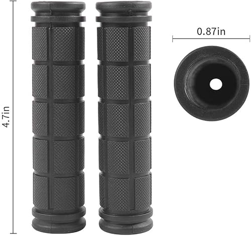 Miniatura 3 de Empuñaduras para manillar de bicicleta, 4 pares, antideslizante de goma para manillar de bicicleta de montaña BMX/MTB para niños y niñas
