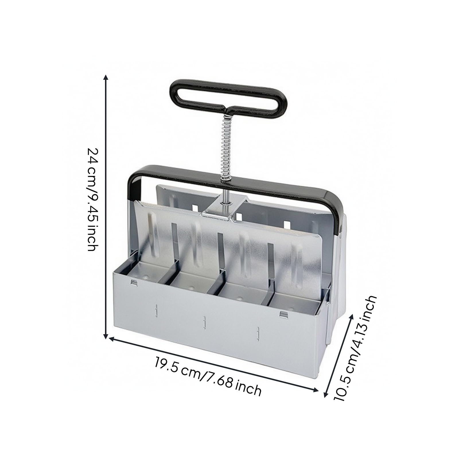 Presse-Mottes à 4 Mottes Robuste Outil Compact pour Jardiniers, Jardin Comestible