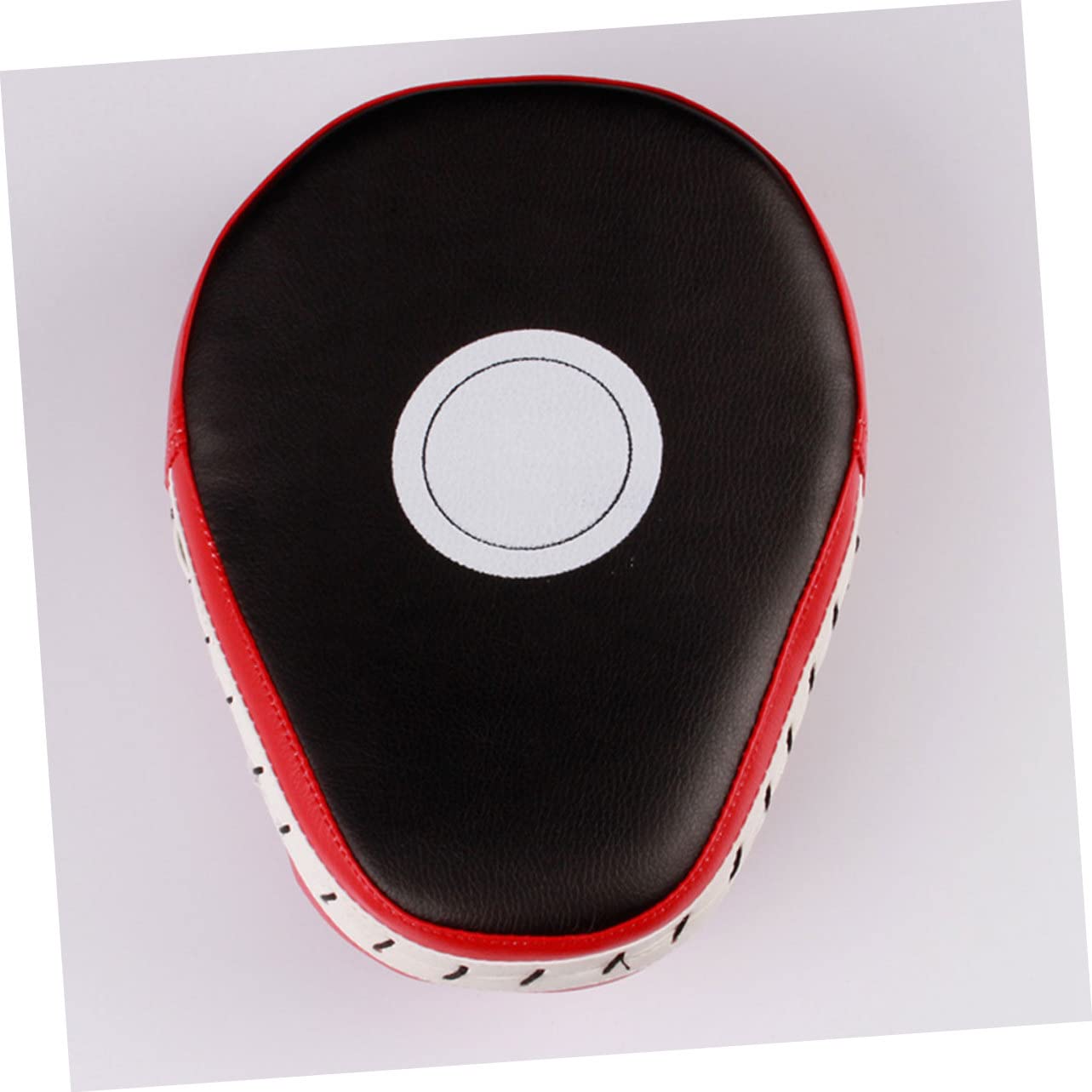 GALPADA Five Fingers Boxing Mitts Punch Pads for Training Karate and Thai Breathable Palm Design Red Black for Martial Arts Practice