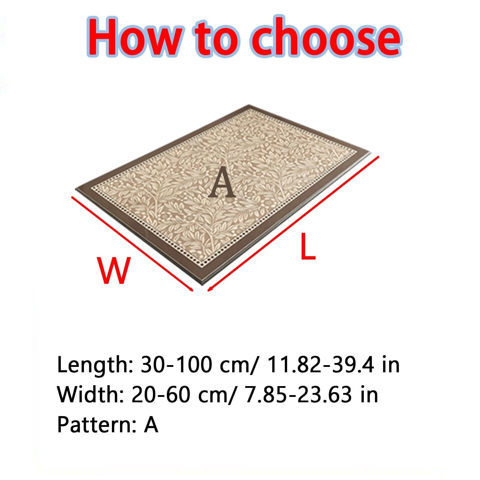 Protector Escritorio Alfombrilla Mesita Noche Rectangular 30, 50 Y 100 Cm Longitud, Cubierta Antideslizante Mesita Noche Tocador/Mesa Auxiliar, Decoración Escritorio(L 50 cm W 40 cm)