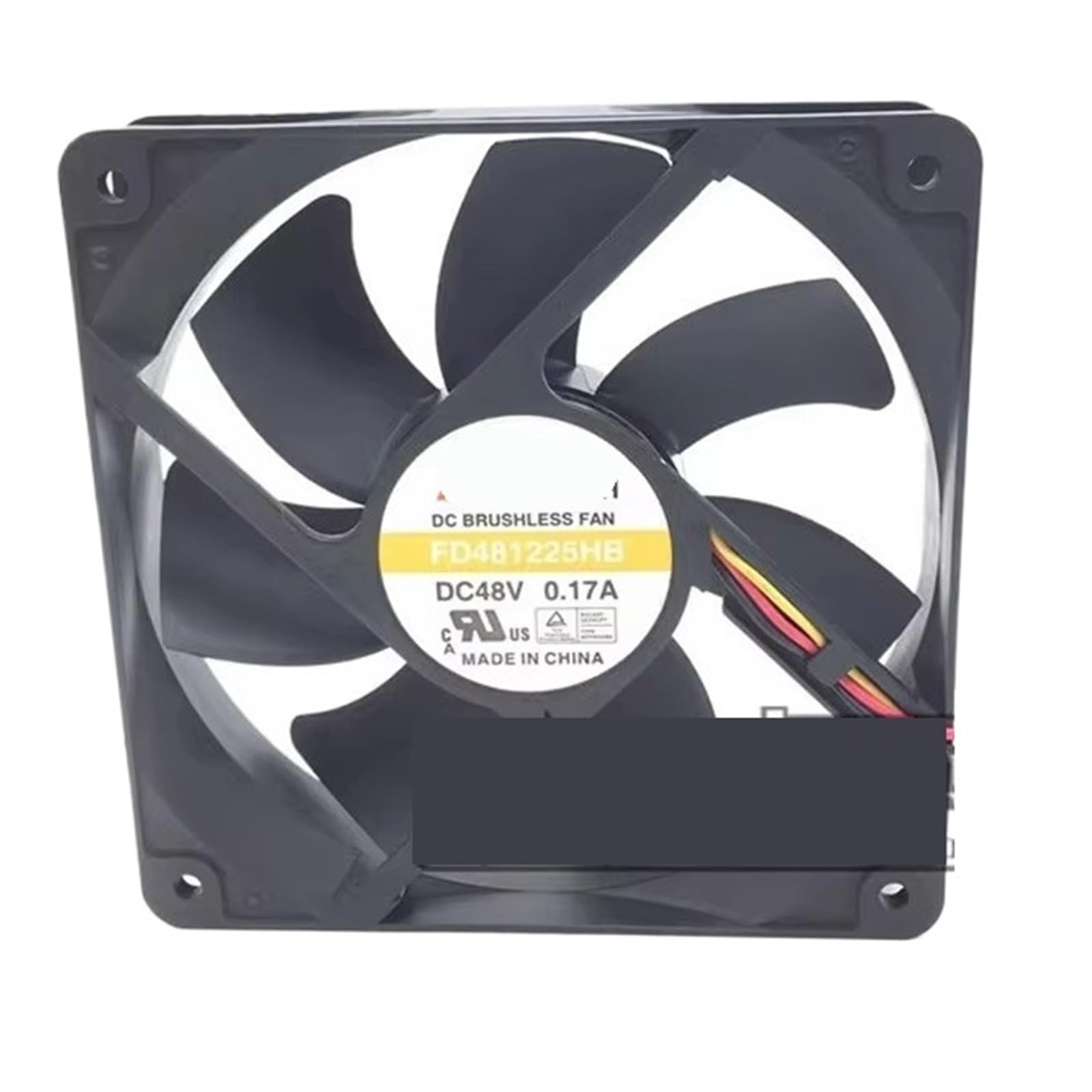 Fcarumiqp One Color Fd481225hb 12Cm 120 * 25Mm 48V 0.17A 3-Wire Cooling Fan