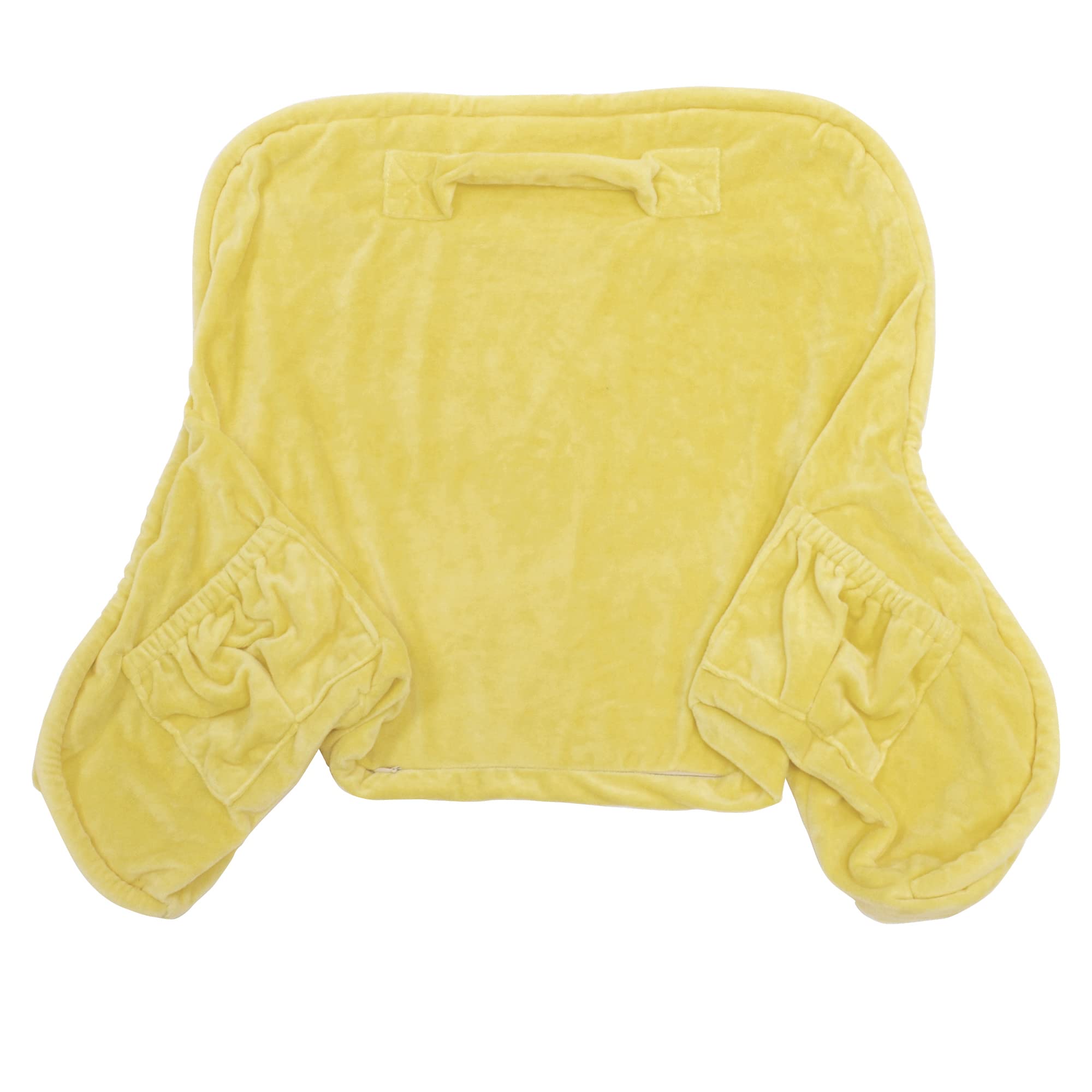 Home Soft Things Super Soft Reading Pillow Cover with Arms and Pockets (Cover Only, Need Shredded Stuffings), 18