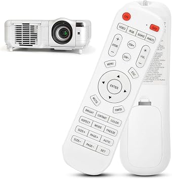 Nicear Universal Projector Remote Control Replacement for Projectors and Smart TVs Remote Controller 10m Transmission Distance Control for Receiver