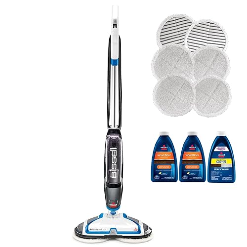 BISSELL® SpinWave Hard Floor Expert Corded Spin Mop Cleaner with Washable mop Pads for Sealed Hard Floors, 20393 - SpinWave, 20393