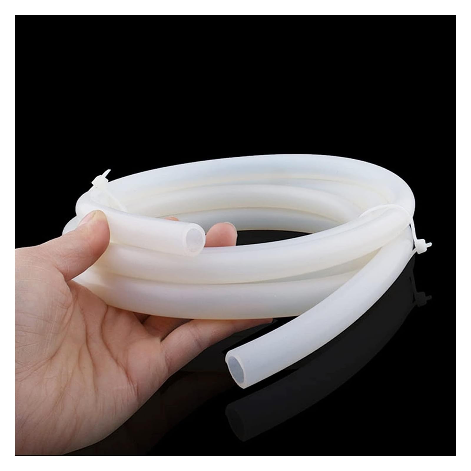 High Temp Resistant Flexible Silicone Tube， Silicone Hose White Multiple Sizes(8x14mm)