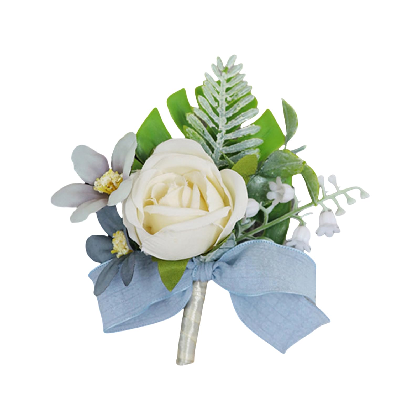 HDOYTXXM Charm Bridal Corsage Chest Flower Groomsmen Boutonniere Artificial Silk Corsage Wedding and Formal Event Supply Artificial Silk