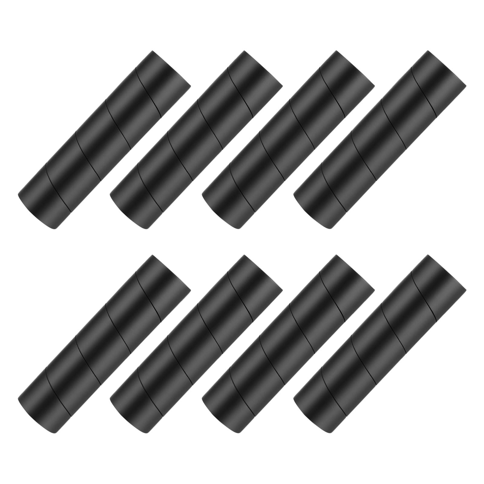 Protectores de patas de cama negros Angoily, almohadillas anticolisión para marcos de dormitorio