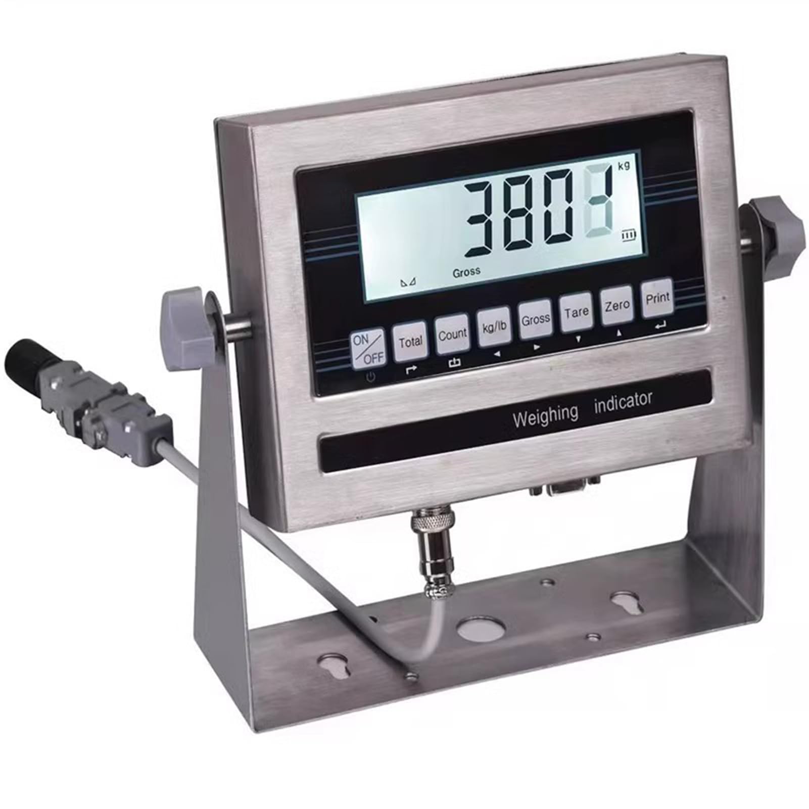 Kit de pesage électronique à monter soi-même bétail (4000 kg / 8800) : plateforme de pesage bovins, chèvres, porcs, chevaux et moutons.