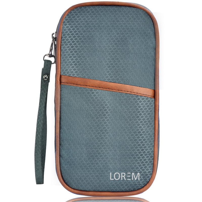 lorem Urban Grey Passport Wallet: Family Organizer with Multiple Pockets - OG08-picture-48
