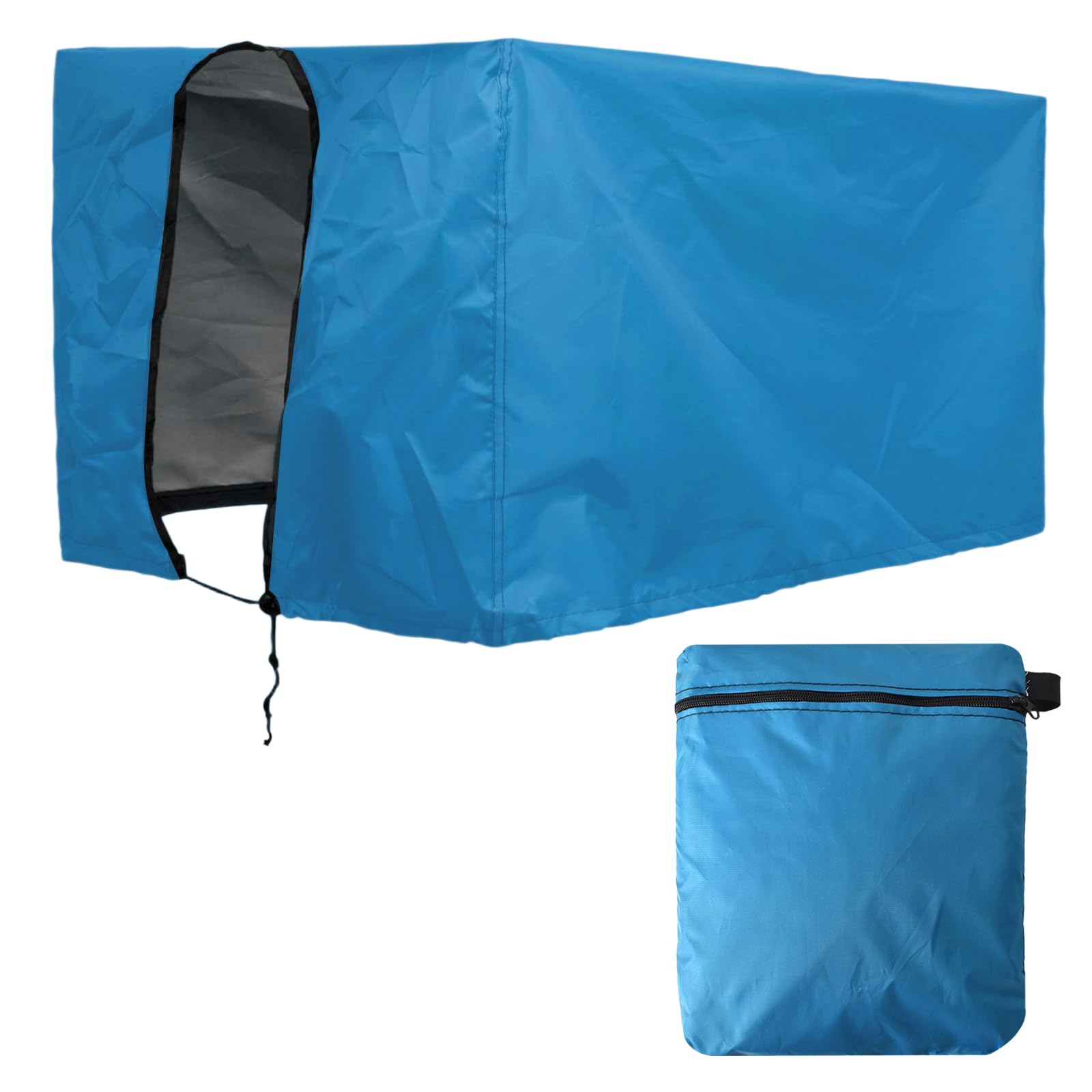 Foldable Handcart Cover,Wagon Cart Cover, Outdoor Trolley Cover For Camping, Beach, Garden, Trolley Accessories To Resist Water, Dust, Snow and Frost (Blue)
