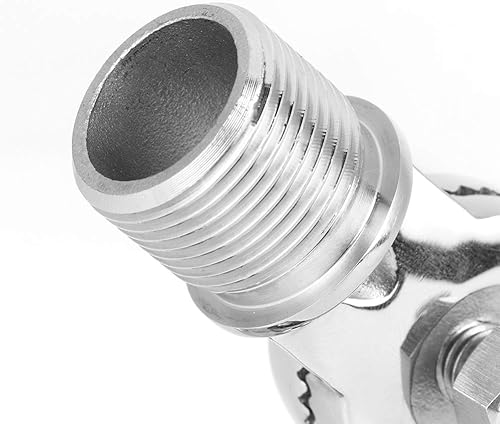 Miniatura 8 de Soporte de antena VHF 10 Uds. - Soporte de montaje de antena de acero inoxidable VHF marino Talkie Antena Soporte de base ajustable