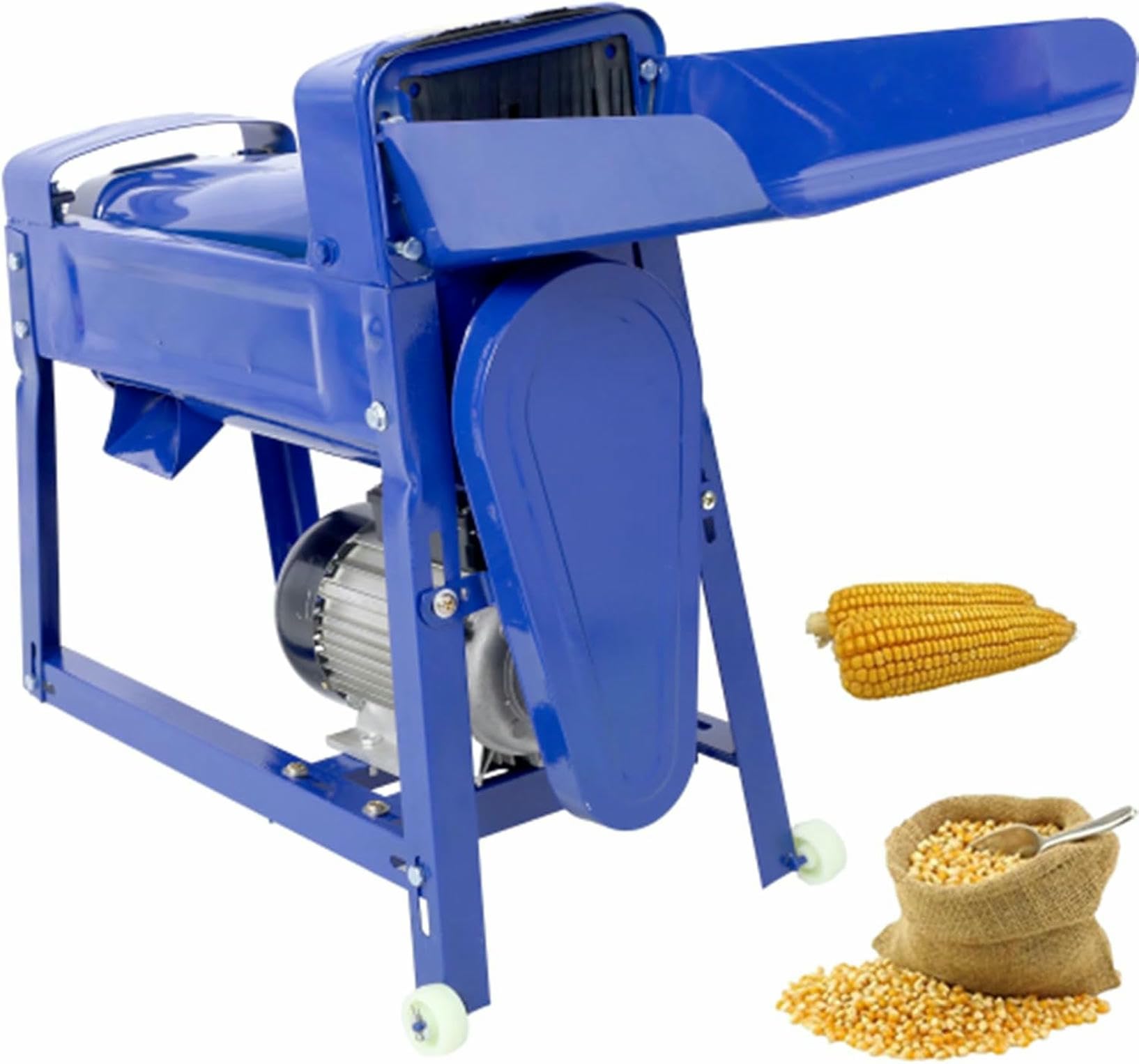 Heavy Duty Corn Thresher Machine - Automatic Corn Sheller & Peeler for Small Farms, Efficient Dry Corn Threshing Tool